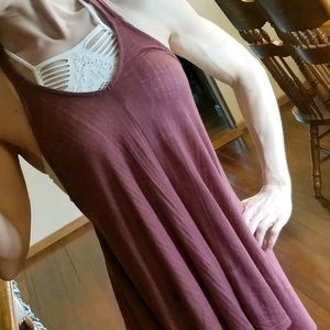 BILLABONG, BUCKLE, Plumberry Twisted Tunic Halter